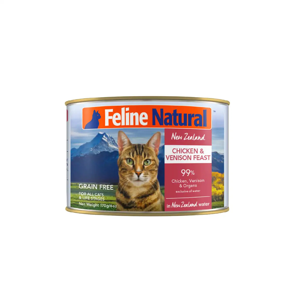 Feline Natural Canned Cat Food - Chicken & Venison