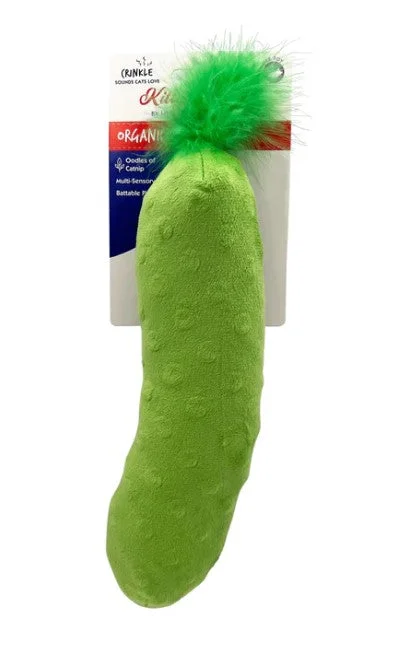 Kittybelles Kicker Cat Toy Pickle 8"