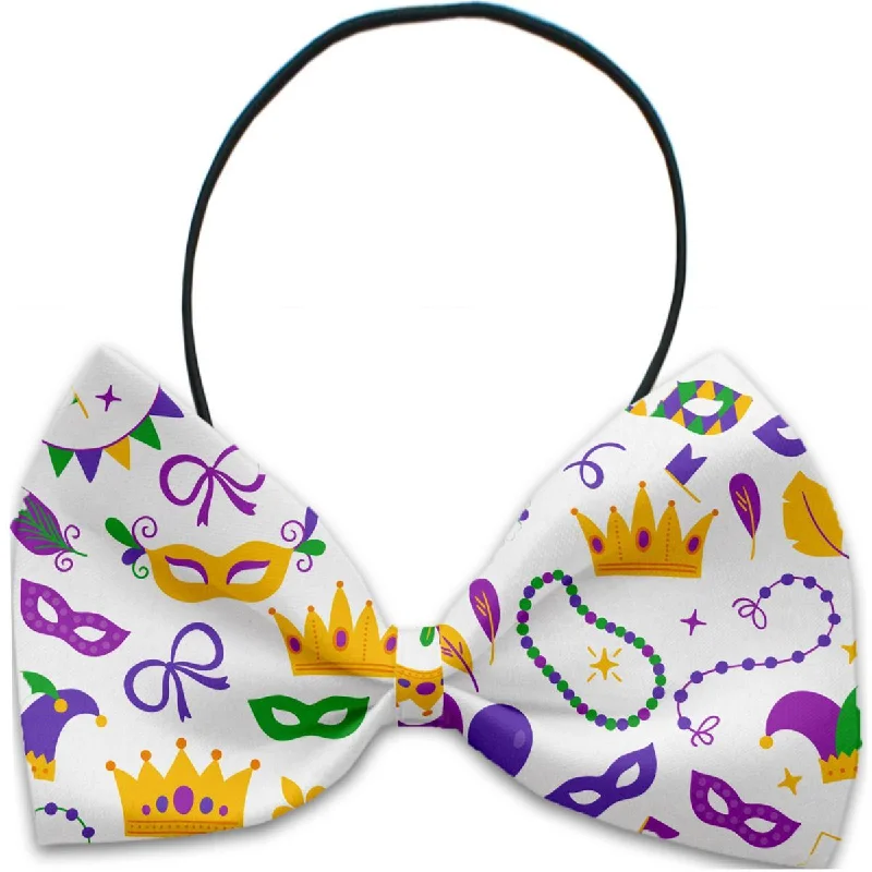 Dog Bow Tie Mardi Gras Masks