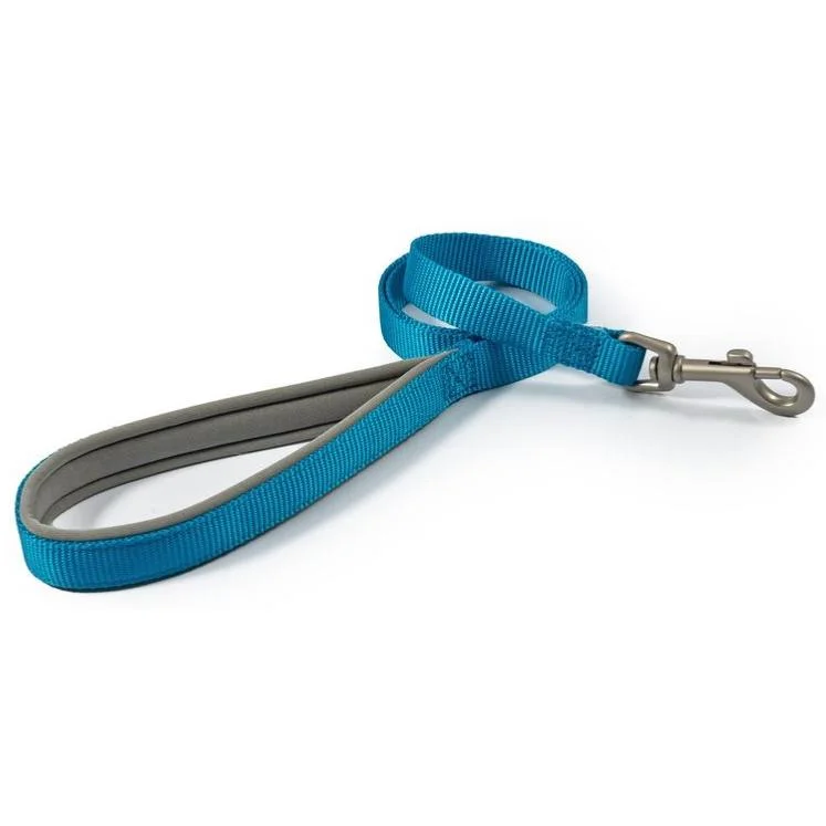 Ancol Viva Padded Nylon Dog Lead - Blue