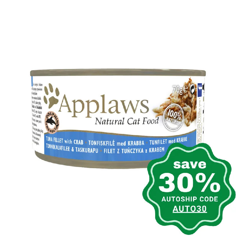 Applaws - Tuna Fillet with Crab Canned Cat Food - 70G (min. 24 cans)