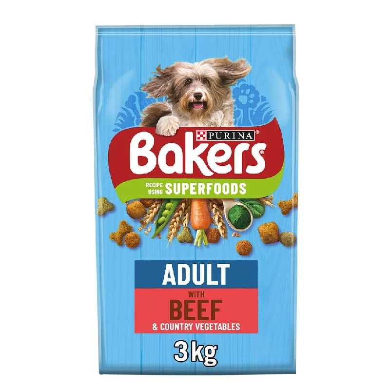 Bakers | Dry Dog Food | Adult | Beef & Country Vegetables