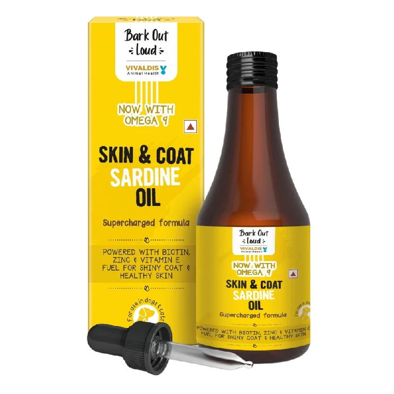 Bark Out Loud Skin & Coat Sardine Oil for Dogs and Cats