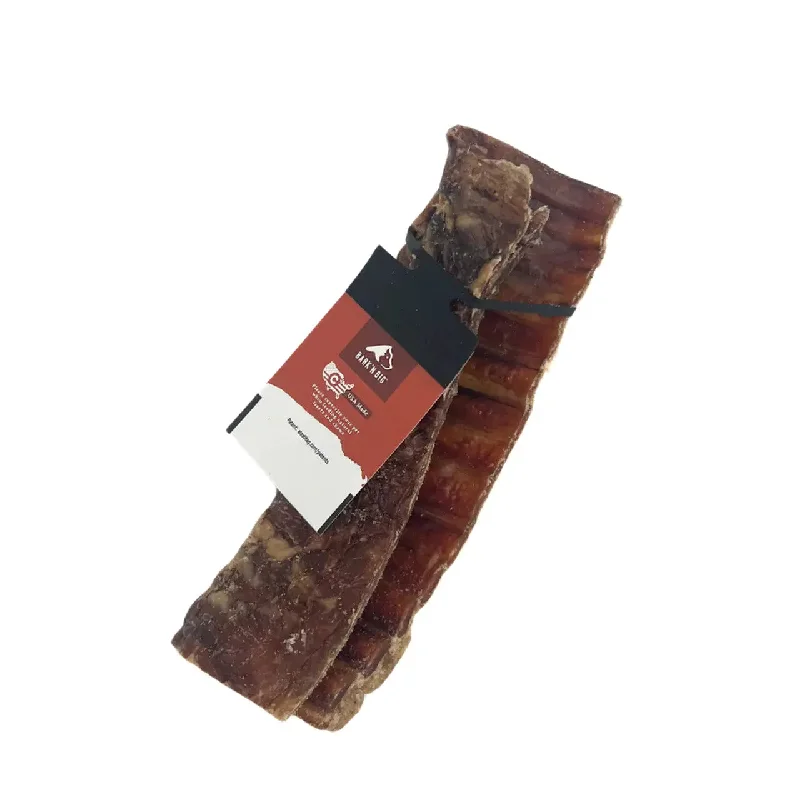 BarkNBig Bison Trachea Canoe Dog Treats