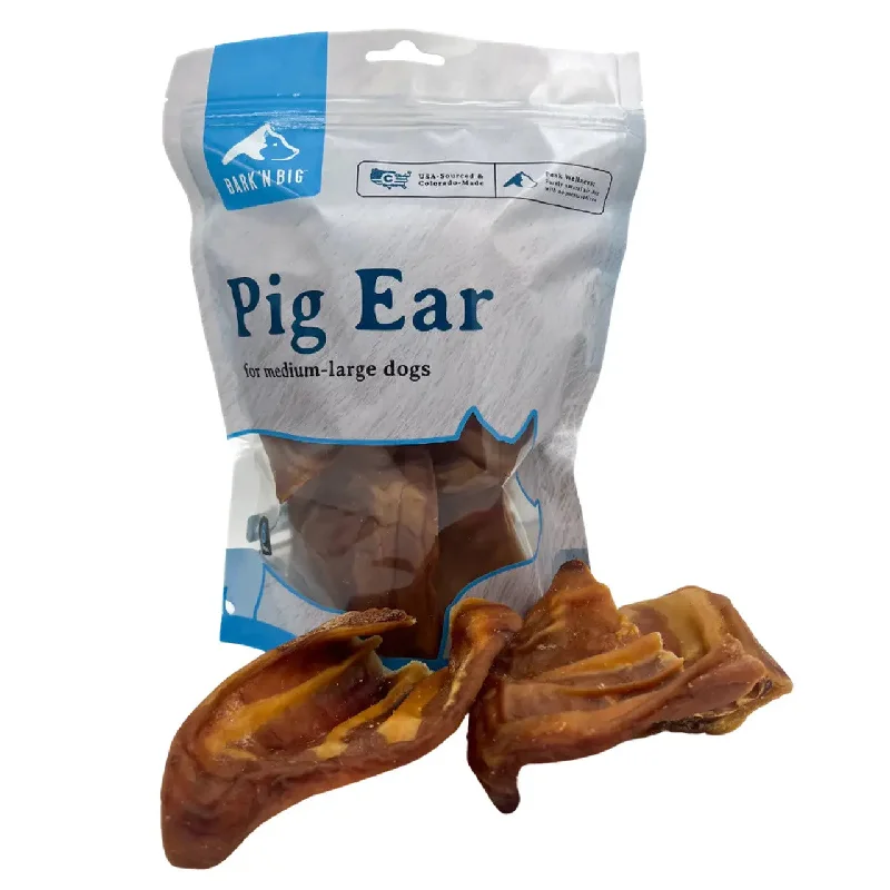 BarkNBig Pig Ears Dog Treats