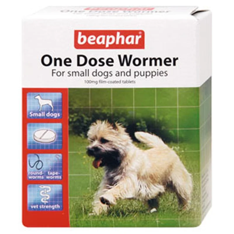 Beaphar | Dog Worm Control | One Dose Wormer Tablet