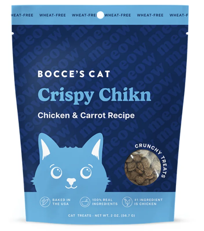 Bocce's Bakery Cat Crunchy Crispy Chikn 2oz