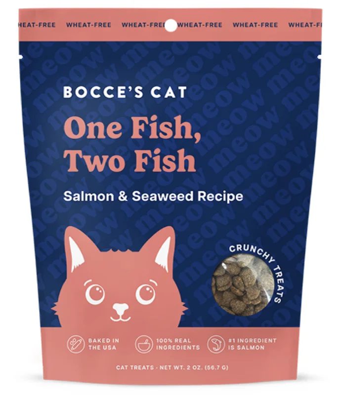 Bocce's Bakery Cat Crunchy One Fish Two Fish 2 oz