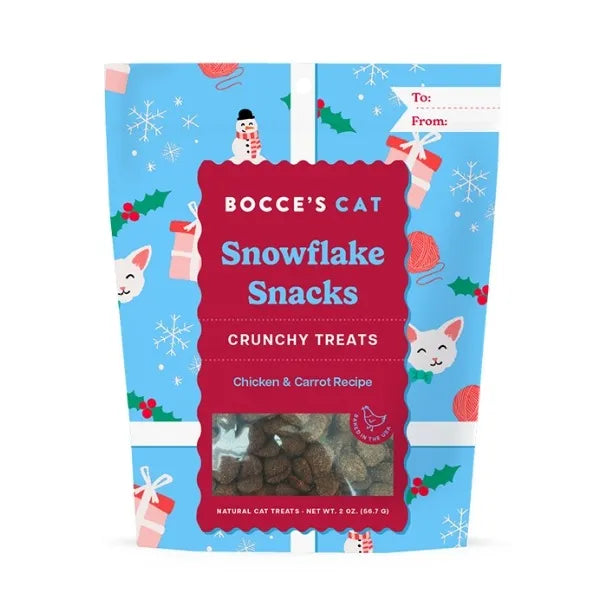 BOCCE'S BAKERY Snowflake Snacks Holiday Treats, 2oz