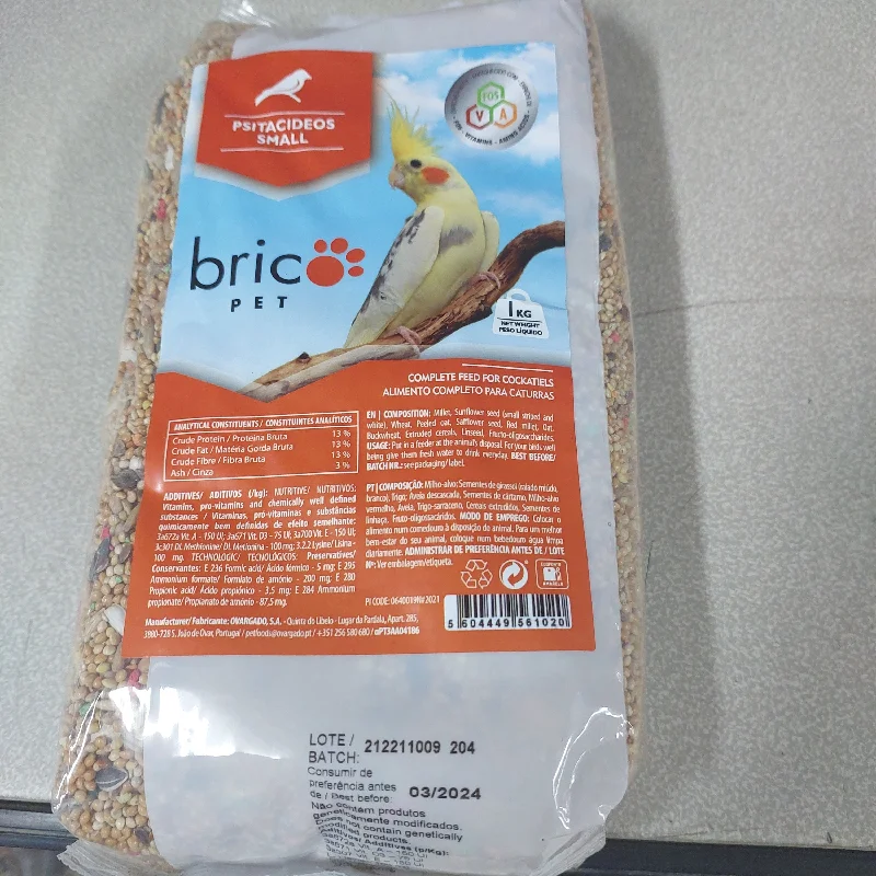 Bric mix cockatil bird mix 1kg