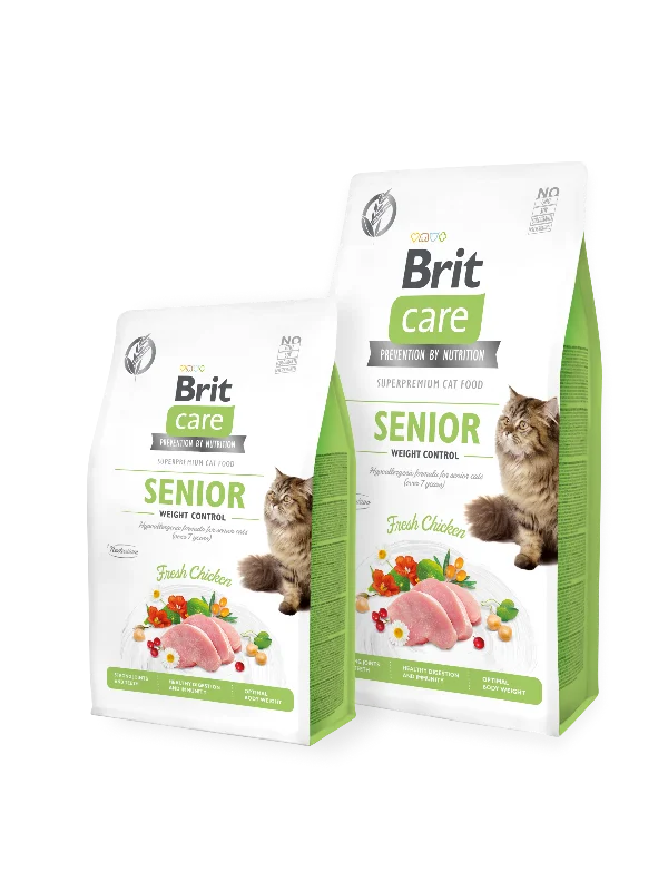 BRITCARE GRAIN-FREE SENIOR CAT WEIGHT CONTROL FRESH CHICKEN 2KG