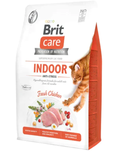 BRITCARE GRAIN-FREE INDOOR CAT  FRESH CHICKEN  7KG