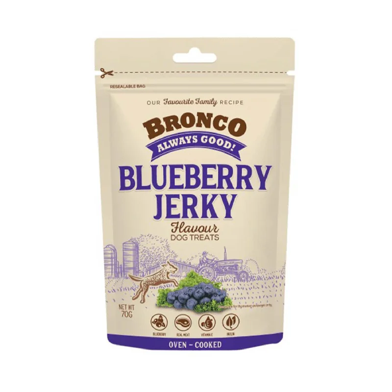 Bronco Blueberry Jerky Dog Treat