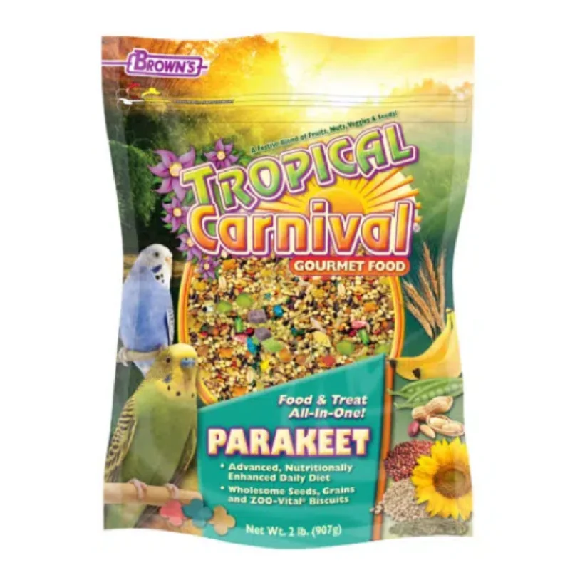 Brown's Tropical Carnival Gourmet Parakeet Food