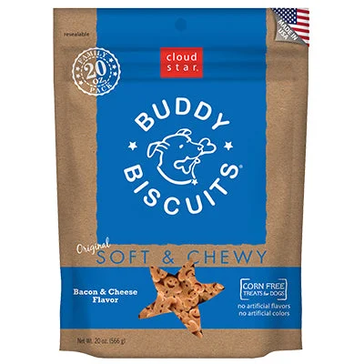 Buddy Biscuit Soft Bacon Cheese 20oz