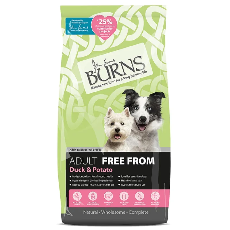 Burns Free From | Holistic Grain Free Dry Dog Food | Adult | Duck & Potato