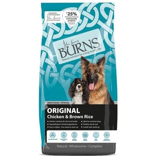 Burns Original | Holistic Gluten Free Dry Dog Food | Adult | Chicken & Rice