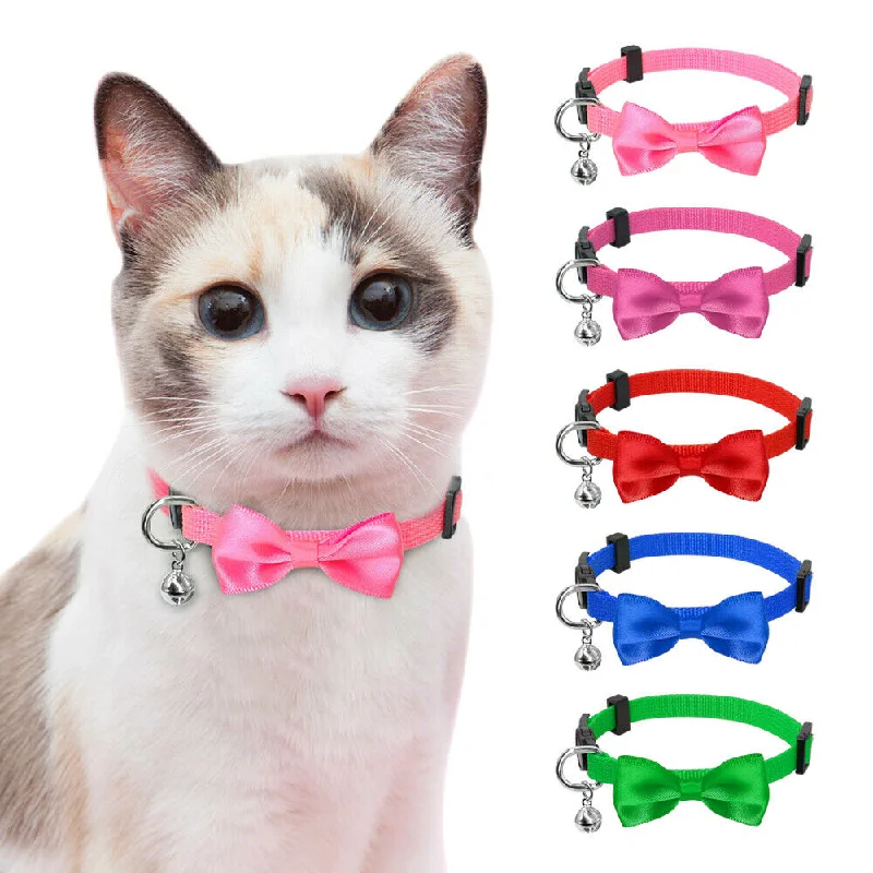 CAT COLLAR WITH BOW  (102DC) SIZE 10MMX12``