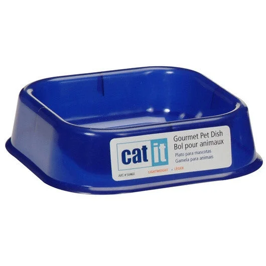 Catit Gourmet Lightweight Kitten Dish Blue