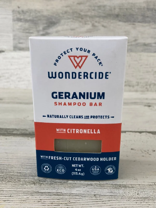 Wondercide Geranium Shampoo Bar 4oz