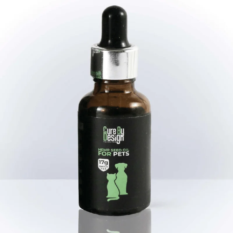 Cure By Design Hemp Seed Oil for Dogs and Cats