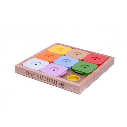 Dog' SUDOKU Expert Interactice Toy in Rainbow