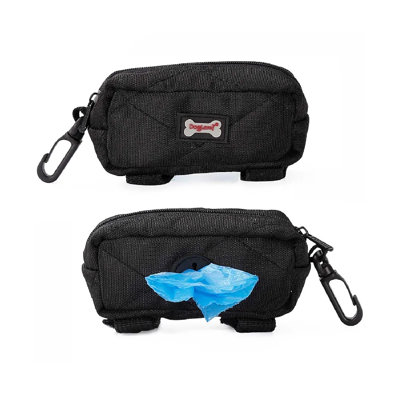 Doglemi Dog Poop Bag Holder (Black)