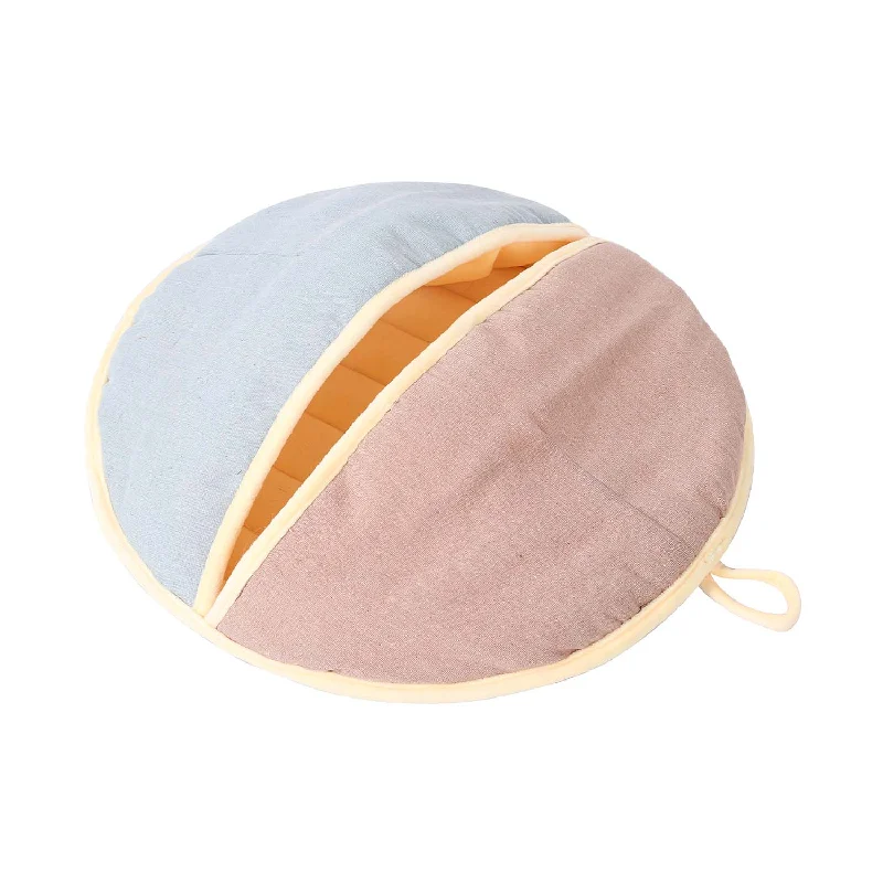 Doglemi Moon Fat Cat Cave (Pink and Blue)