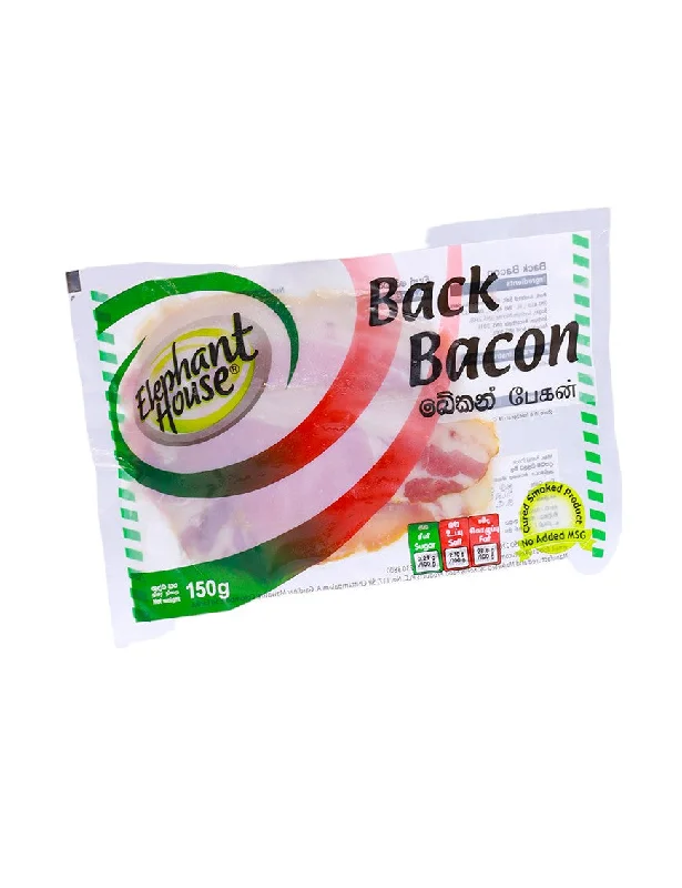 ELEPHANT HOUSE Back Bacon, 150g