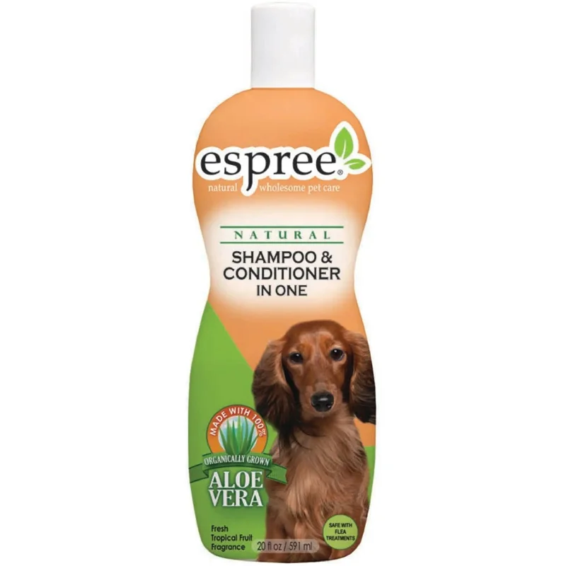 Espree 2-in-1 Shampoo and Conditioner for Dogs with Aloe 20 fl oz