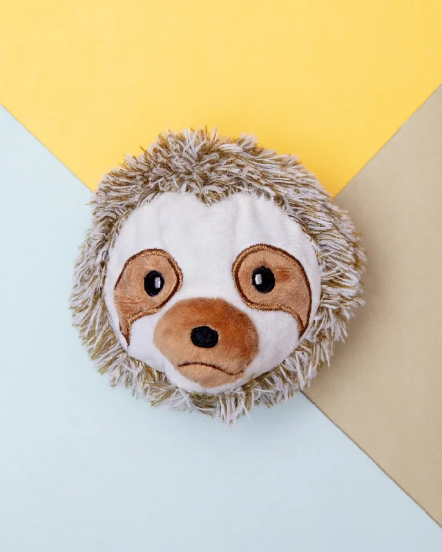 Ez Squeaky Sloth Ball Dog Toy (4")