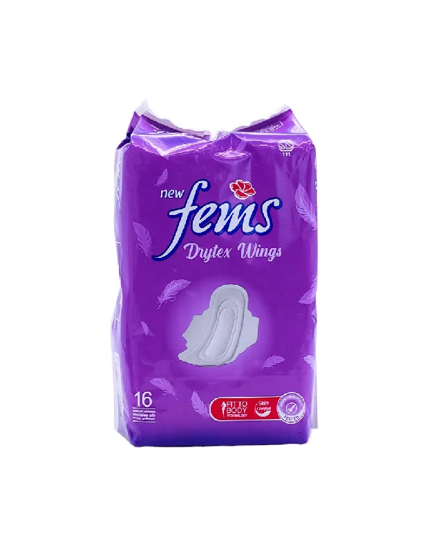 FEMS Sanitary Napkins Drytex, 16's