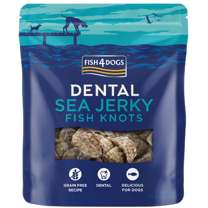 Fish4Dogs | Natural Dog Treat | Dental Sea Jerky Fish Knots