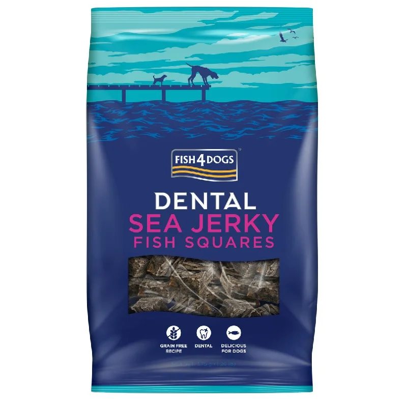 Fish4Dogs | Natural Dog Treat | Dental Sea Jerky Fish Squares