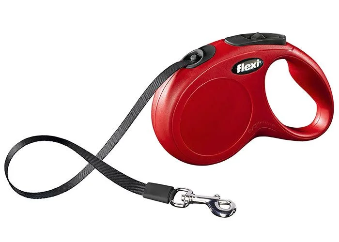 Flexi - Classic Tape 5m Lead - Medium (25kg) - Red