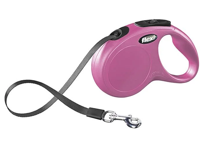 Flexi - Classic Tape 5m Lead - Small (15kg) - Pink