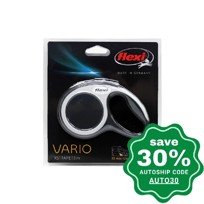 Flexi - Vario Retractable Tape Leash - Anthracite