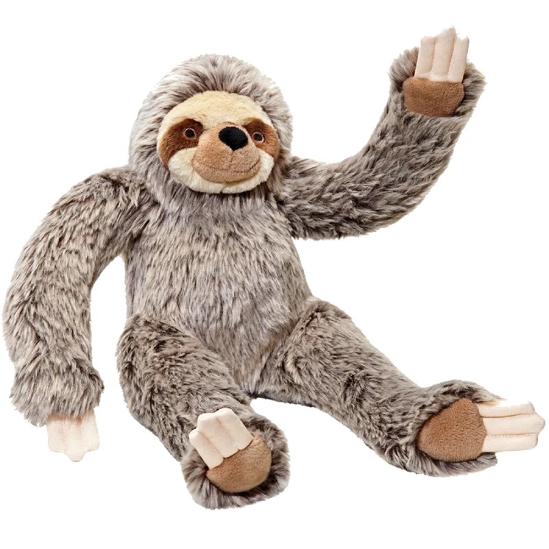 Fluff & Tuff Sloth Plush Dog Toy