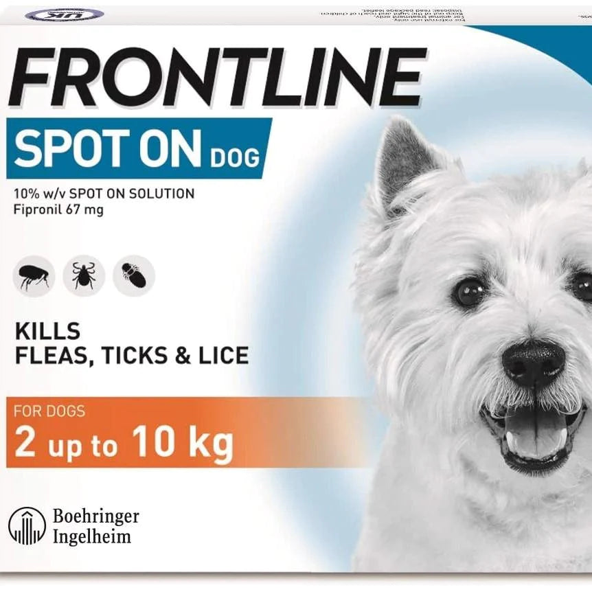 Frontline - Spot On Flea & Tick for Small Dog (2-10kg) - 1 Pipette