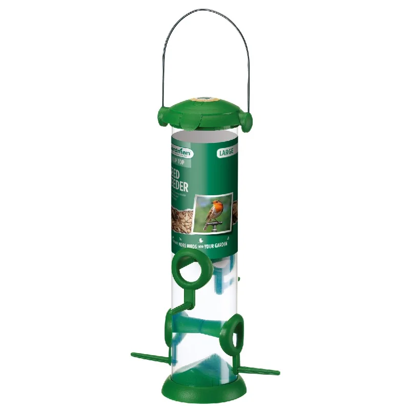 Gardman | Wild Bird Feeding | Flip Top Seed Feeder