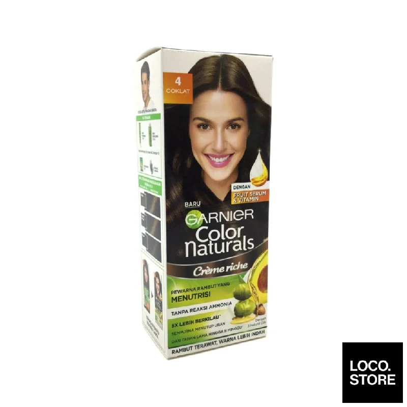 Garnier Color Naturals Cream Hair Color 4 Brown