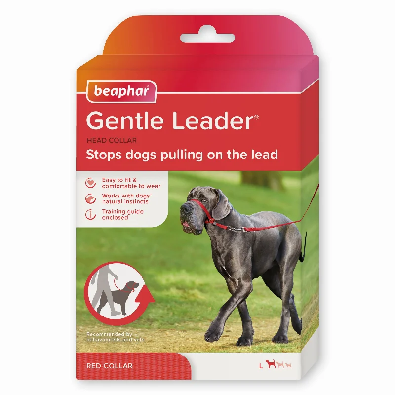 Gentle Leader | Dog Walking | No Pull Headcollar - Red