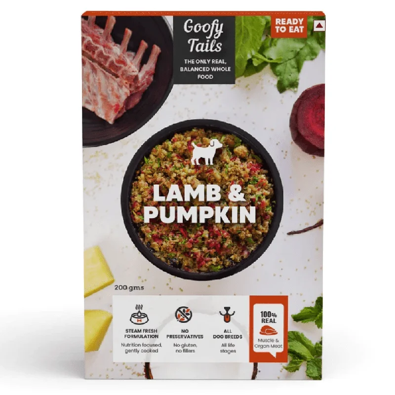 Goofy Tails Lamb and Pumpkin Puppy and Dogs Food