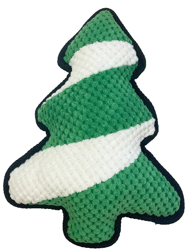 Tough Waffle Christmas Tree Dog Toy by Holly & Robin