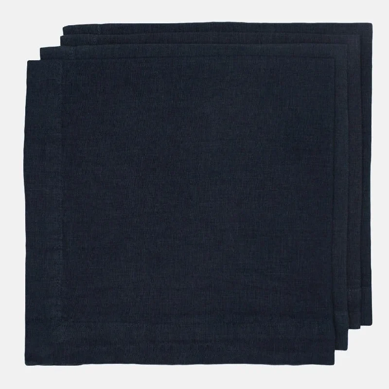 Graphite HG Signature Hand-dyed Linen Napkin