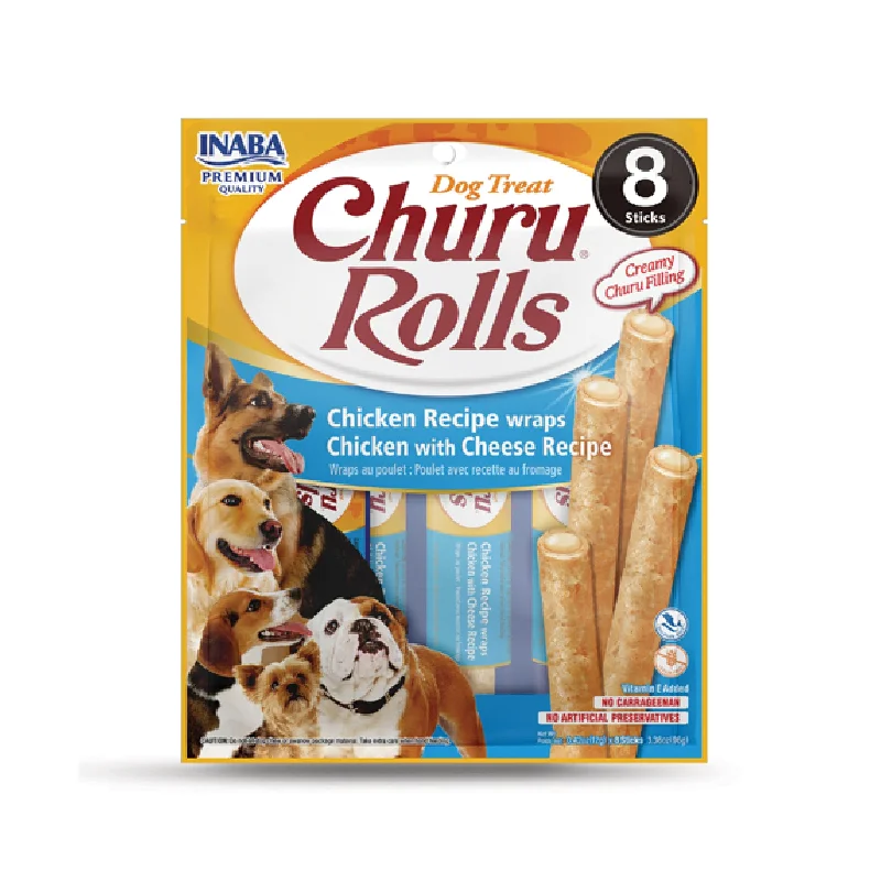 Inaba Dog Churu Rolls Chicken with Cheese