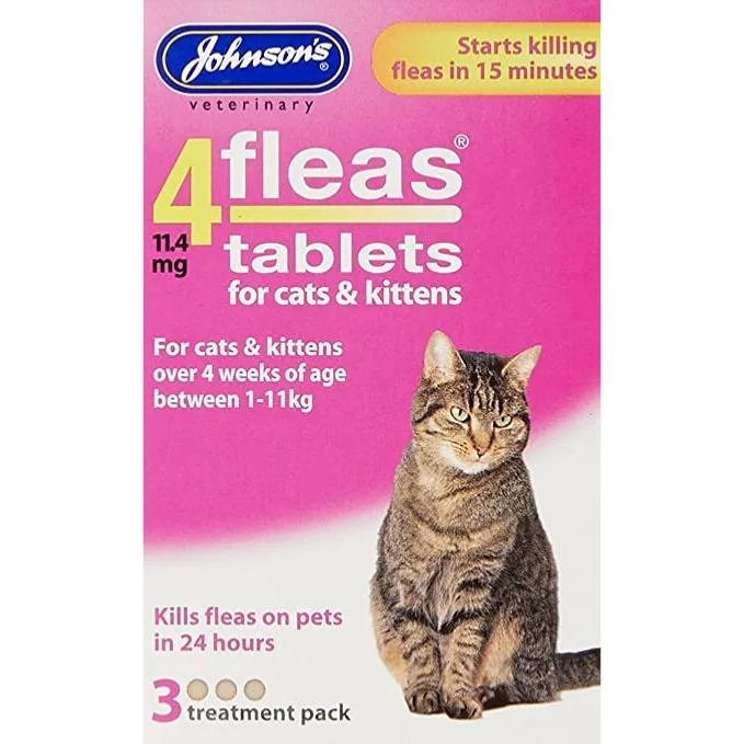 Johnson's 4Fleas | Cat Flea Control | Tablets