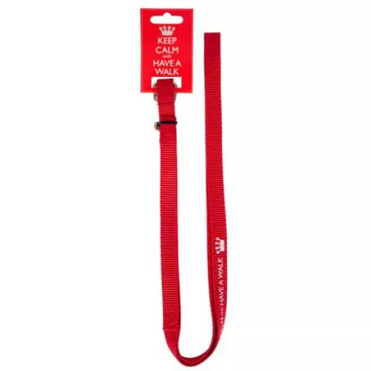 Keep Calm Nylon Dog Lead - Small