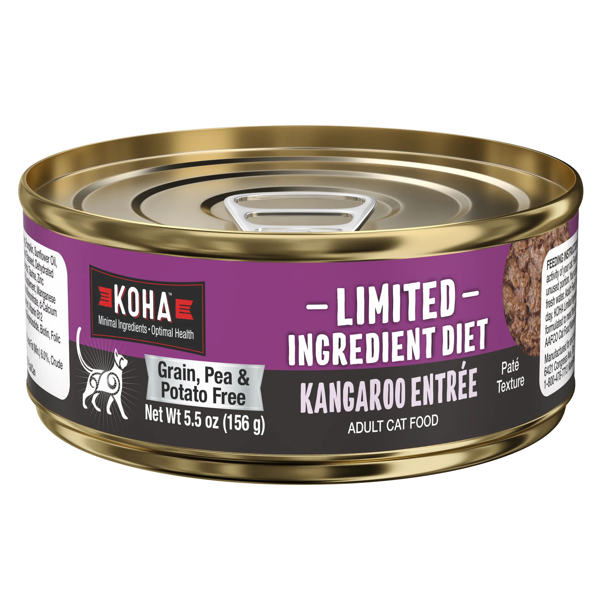 KOHA L.I.D. Kangaroo Pâté, 156g (5.5oz)