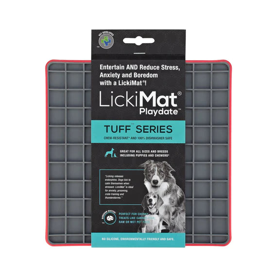 Lickimat - Playdate Tuff Deluxe - Red